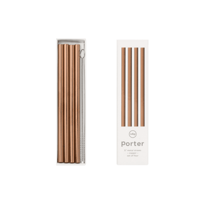 5" Copper Stainless Steel Straw